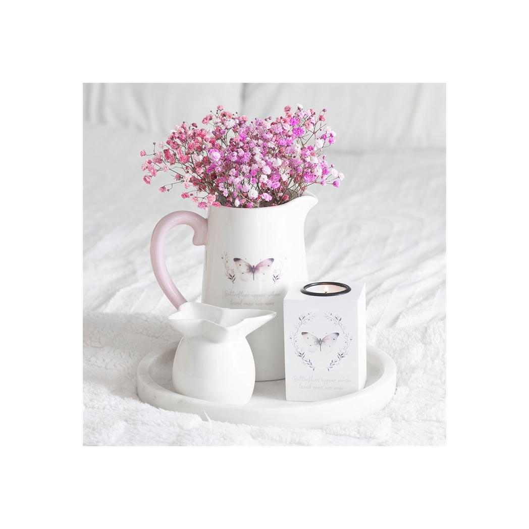 White Butterfly Oil Burner