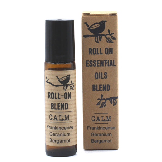 Frankincense, Geranium & Bergamot Essential Oil Roll On - Calm