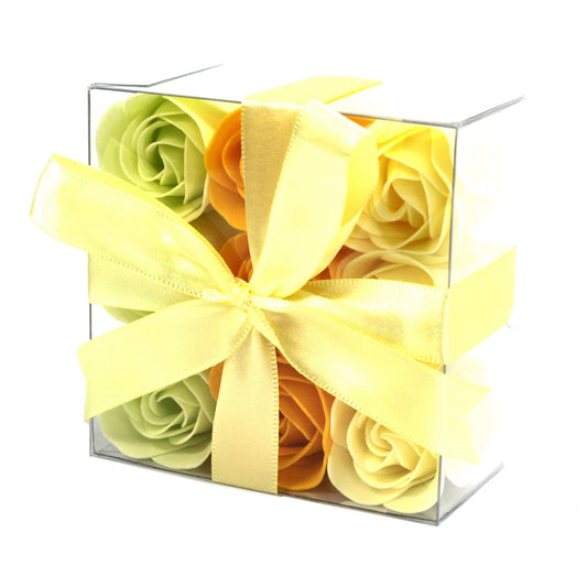 Soap Flowers - Spring Roses - Set of 9