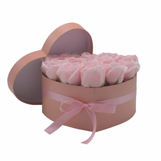 Soap Flower Gift Bouquet - 13 Pink Roses