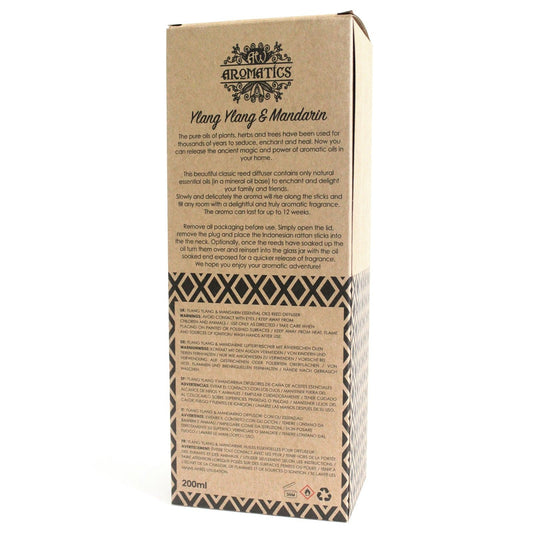 Ylang Ylang & Mandarin Essential Oil Reed Diffuser - 200ml