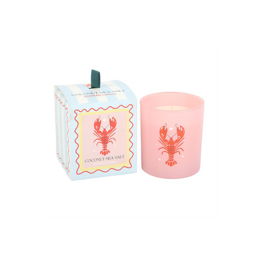 Pastel Lobster Coconut & Sea Salt Candle