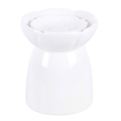 White Peony Oil Burner and Wax Warmer