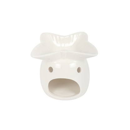 White Butterfly Oil Burner
