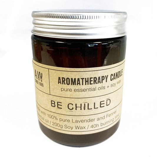 Be Chilled Aromatherapy Soy Candle - Lavender & Fennel Essential Oils