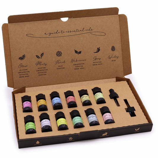 Spring Aromatherapy Essential Oil Gift Set - Set of 12