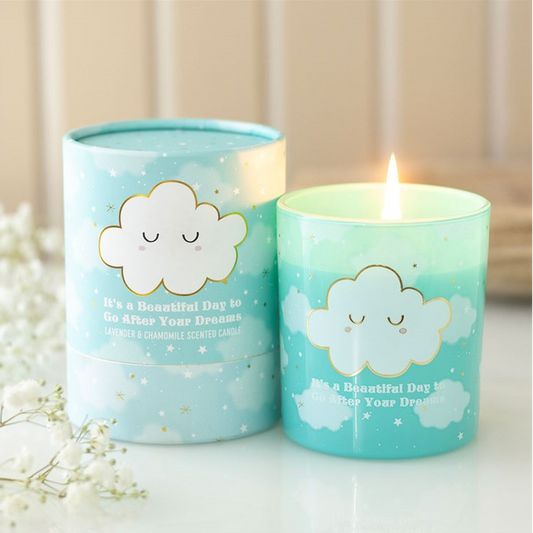 Cloud Print Lavender & Chamomile Candle
