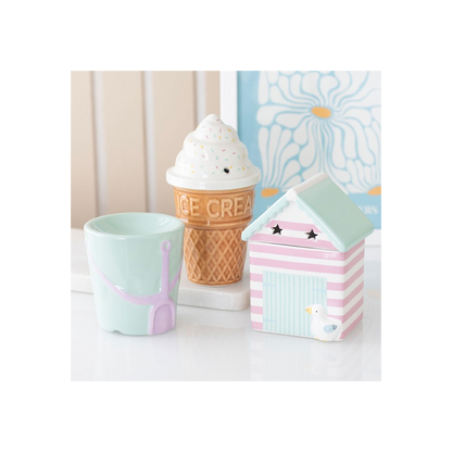 Pastel Beach Hut Oil Burner