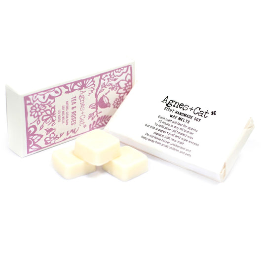 Soy Wax Melts - Tea & Roses - Box of 8