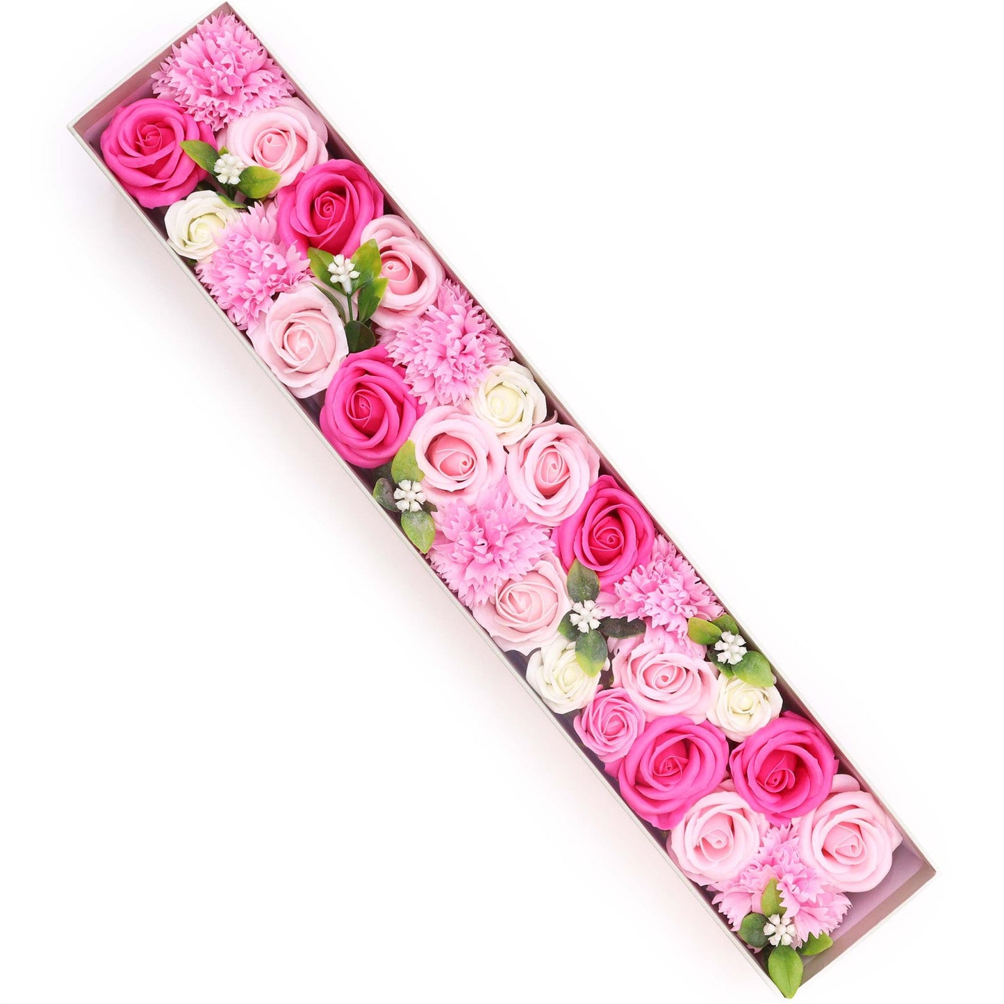 Soap Flowers Extra Long Gift Box - Baby Blessings - Pinks