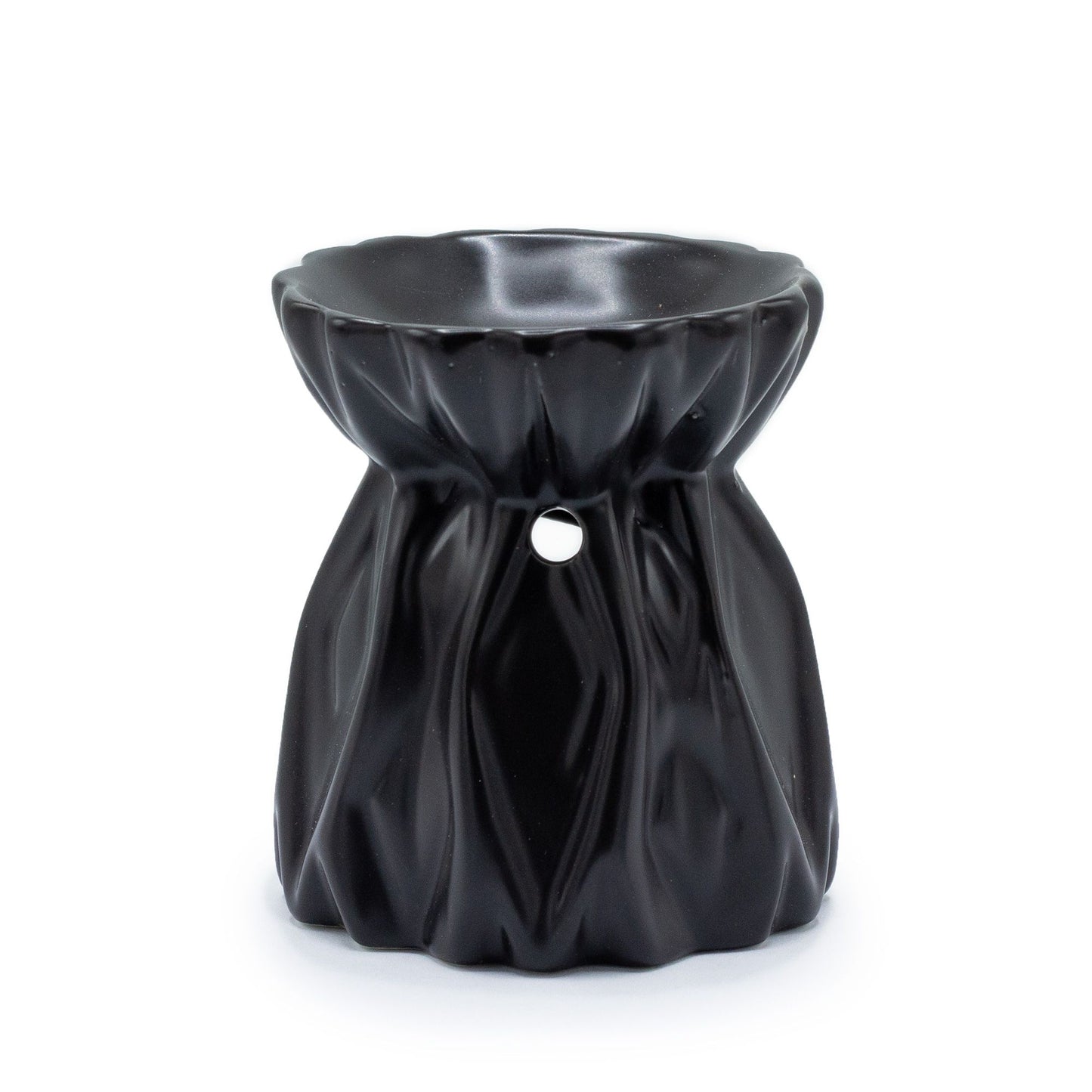 Oil Burner Geometric (Black) - Ceramic Wax & Oil Warmer