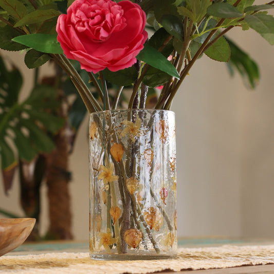 Tall Vase Candle Holder - Rosa