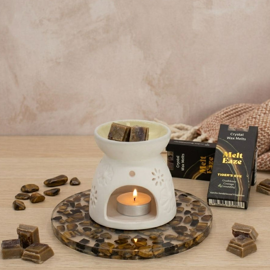Soy Wax Melts - Tigereye Strength (Vanilla Sandalwood) 50g
