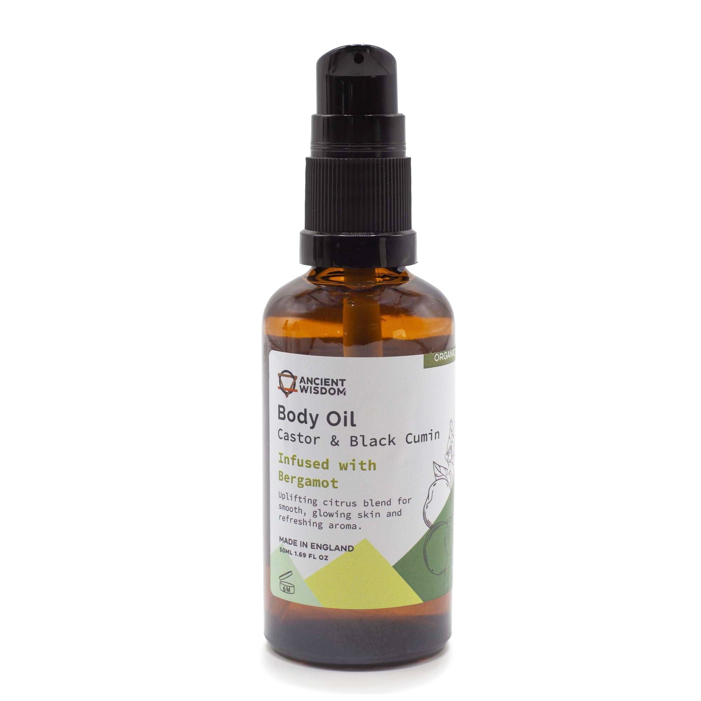 Organic Body Oil - Bergamot - 50ml