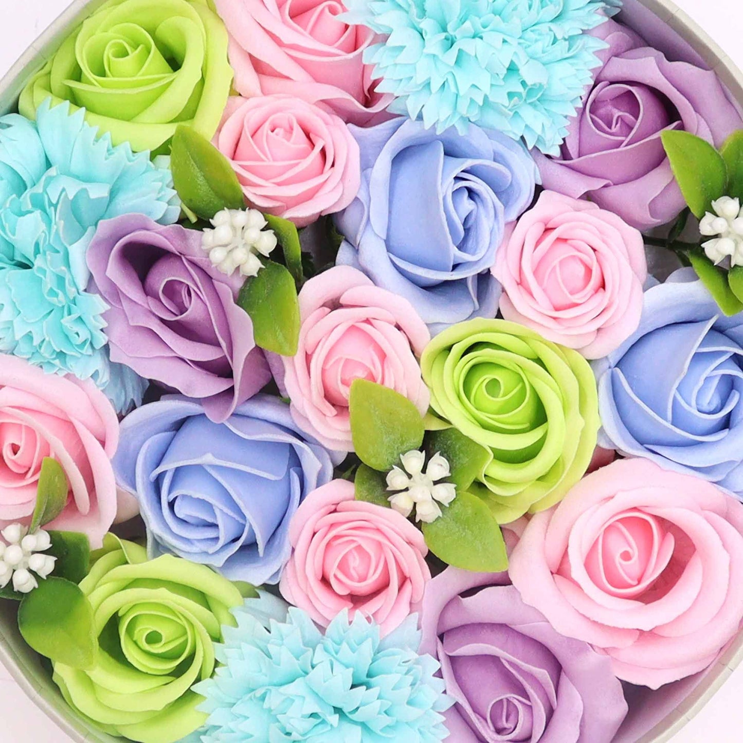 Soap Flower Gift Box - Baby Blessings - Blues