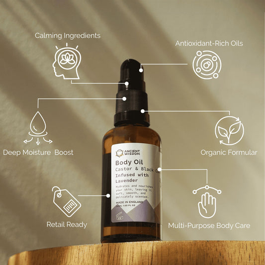 Organic Body Oil - Lavender - 50ml