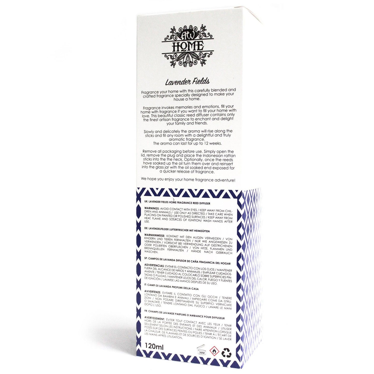 Lavender Fields Reed Diffuser - 120ml