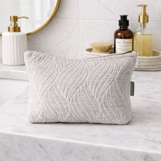 Moonlit Weave Makeup & Toiletry Bag