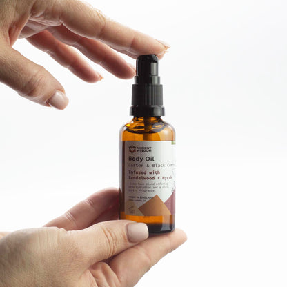 Organic Body Oil - Sandalwood & Myrrh - 50ml