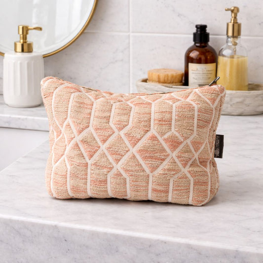 Rose Lattice Makeup & Toiletry Bag