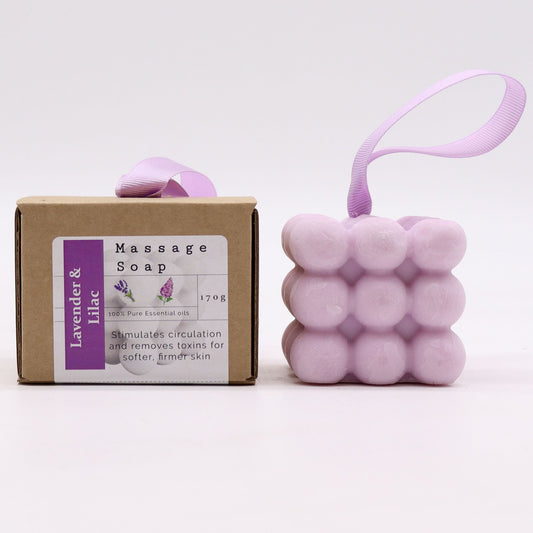 Massage Soap Bar - Lavender & Lilac