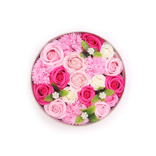 Soap Flowers Gift Box - Pinks