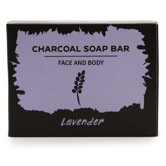 Charcoal Soap Bar - Lavender - 85g