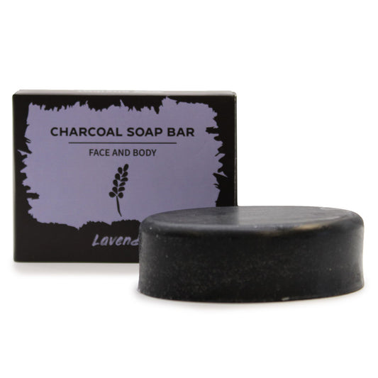 Charcoal Soap Bar - Lavender - 85g