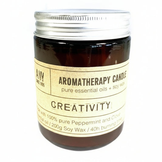 Creativity Aromatherapy Candle - Peppermint & Clove Essential Oils