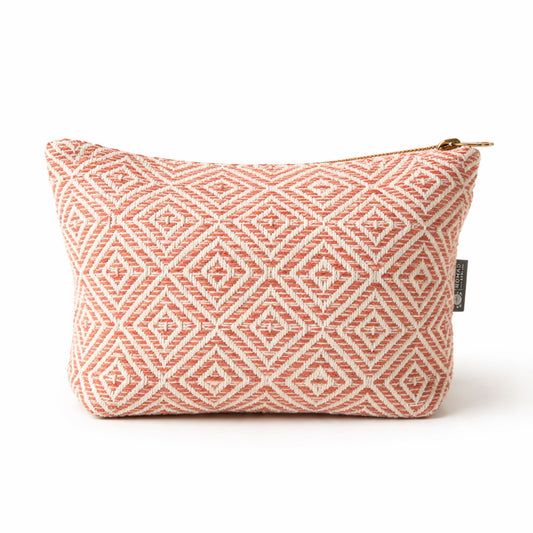 Coral Maze Makeup & Toiletry Bag