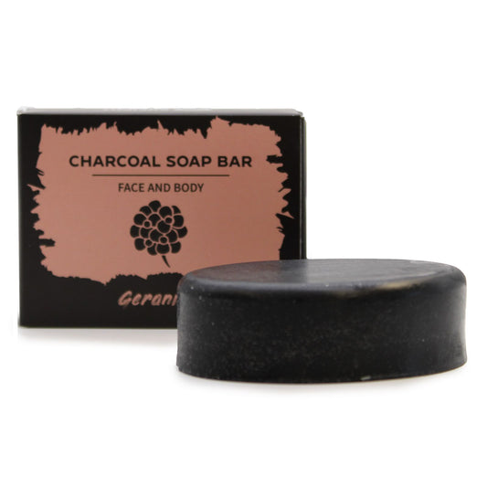 Charcoal Soap - Geranium - 85g