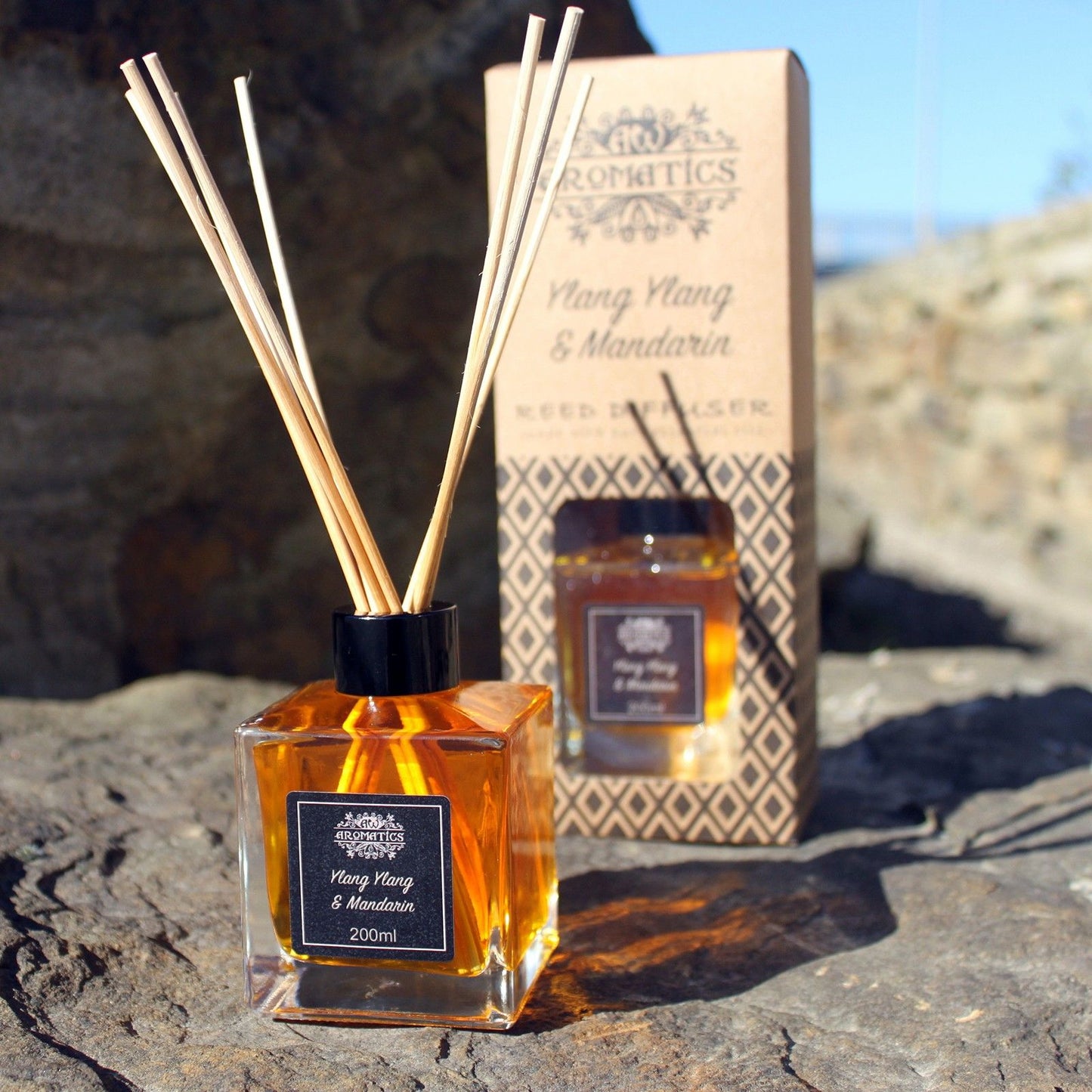 Lemon & Nutmeg Essential Oil Reed Diffuser - 200ml
