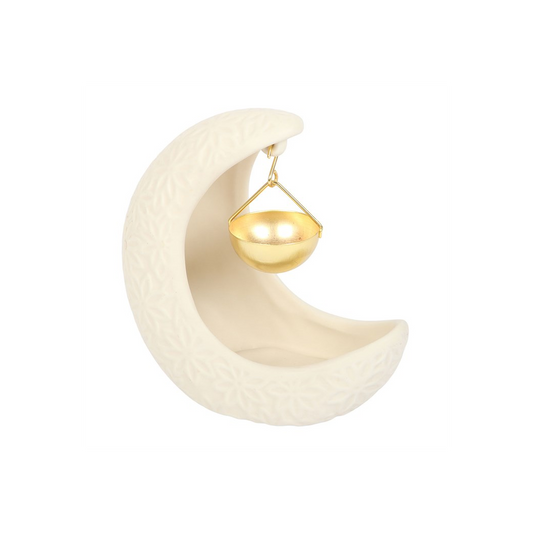Crescent Moon Hanging Oil Burner