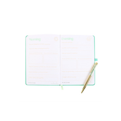 A5 Wellness Journal with Aventurine Pen